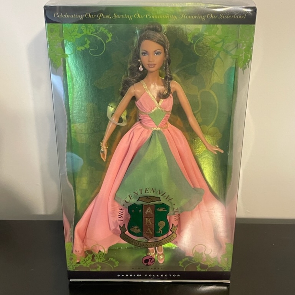 Collectors Item Alpha Kappa Alpha Sorority Inc. 2008 Limited Edition Barbie Doll